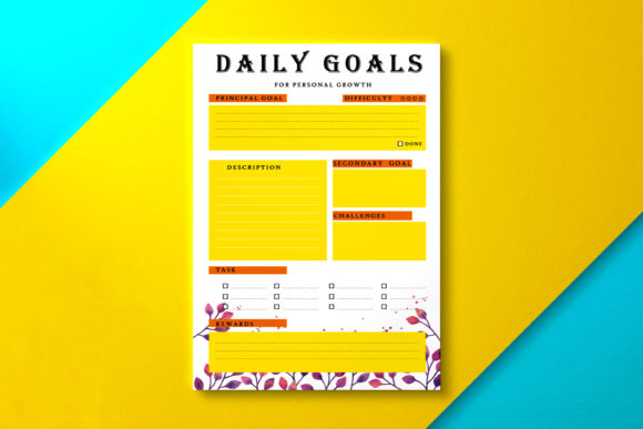 Download Daily Goal Planner Summer - Premium Resources