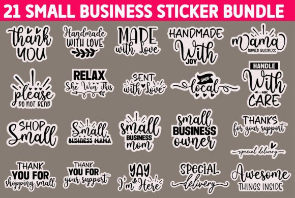 Download Small Business Sticker Bundle - Premium Resources