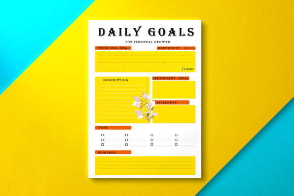 Download Daily Goal Planner Sun - Premium Resources