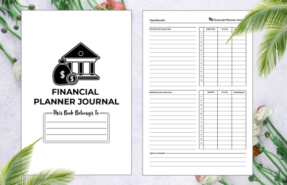 Download Financial Planner Journal L KDP Interior - Financial planner journal Collection