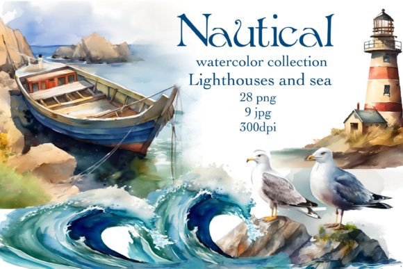 Download Nautical, Lighthouses and Sea - Nautical Collection