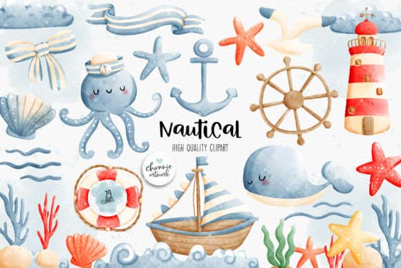 Download Nautical Clipart, Ocean Clipart - Nautical Collection